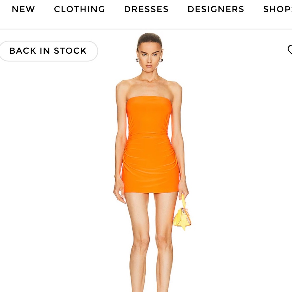 NORMA KAMALI Orange Pickleball Dress